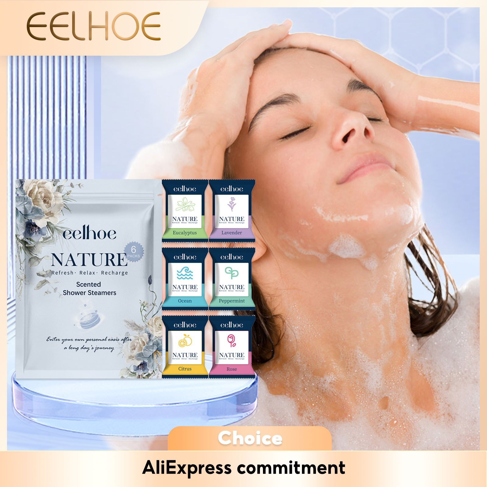 Shower Steamer Tablet - Diffuseurs de vapeur d'aromathérapie pour la