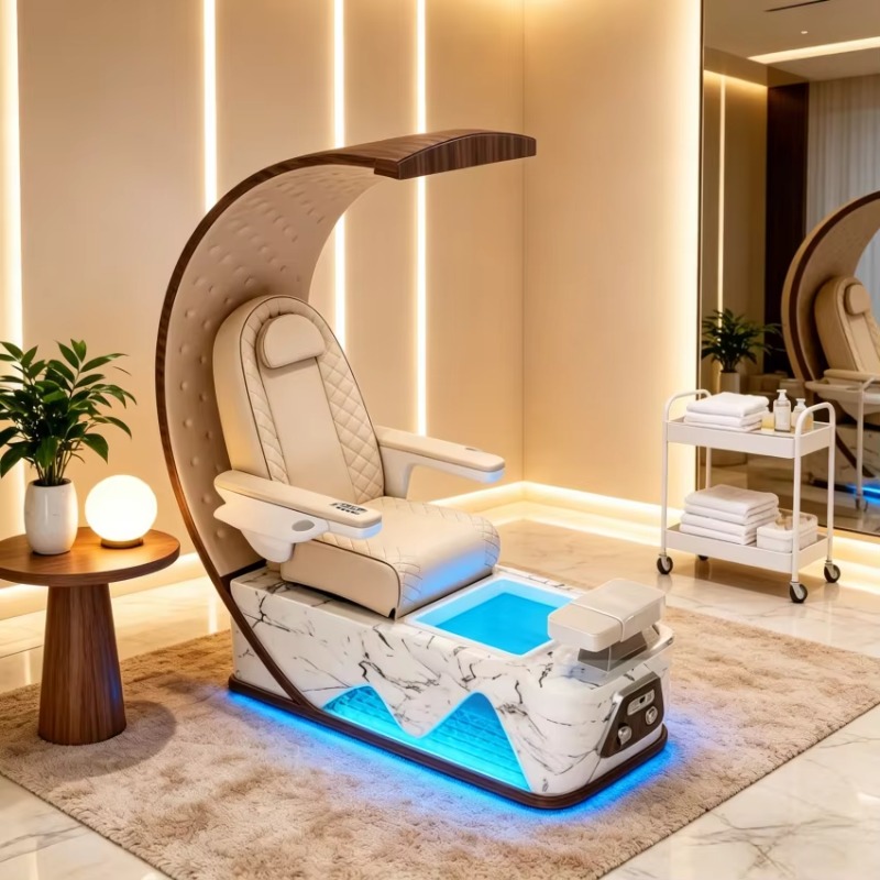 Wellness Spa With Hotel - Fauteuil de pédicure électrique de luxe,