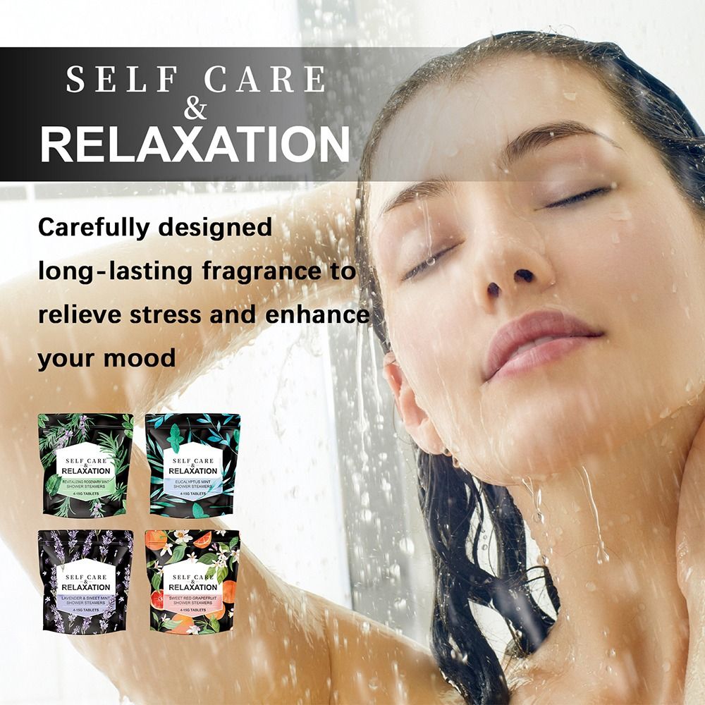 Lot de 4 Pastilles Effervescen - Shower Steamer Tablet avis et prix