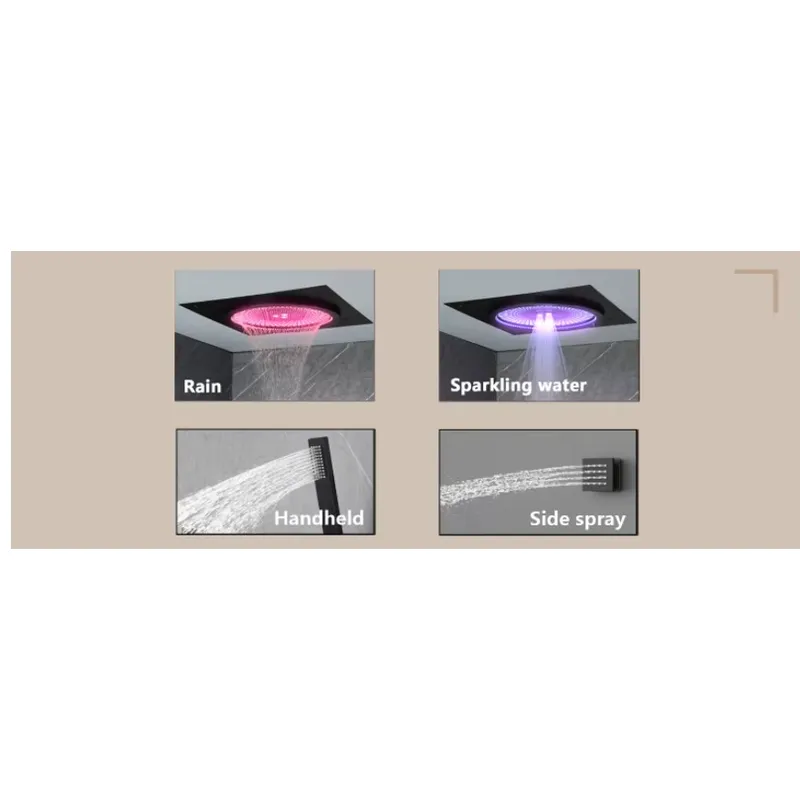 Ensemble de douche LED intelli - Spa & Wellness Komplex Bristol Royal * * * * avis et prix