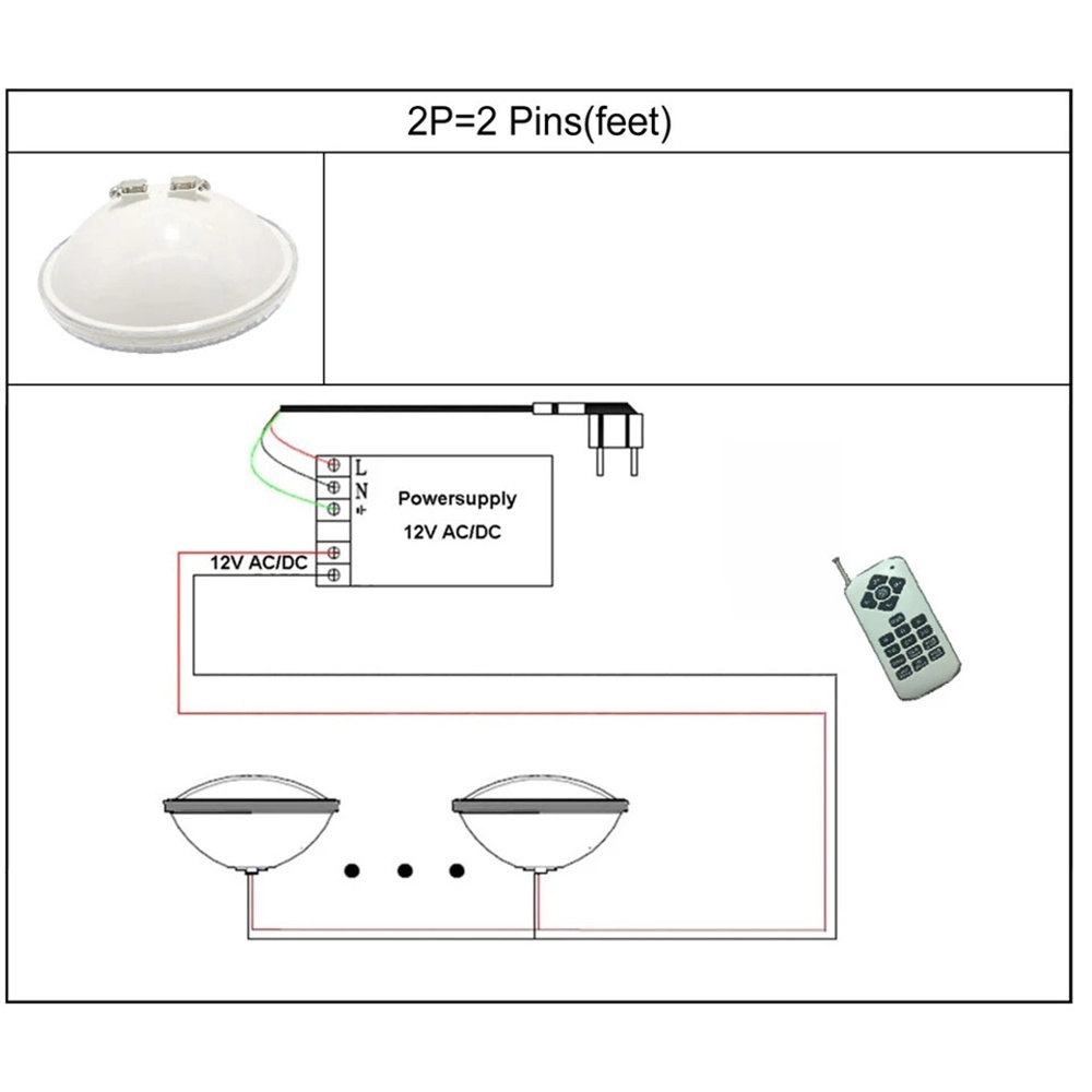 45W 25W PAR56 RGB LED lumière  - Xy Spa & Wellness George Town avis et prix