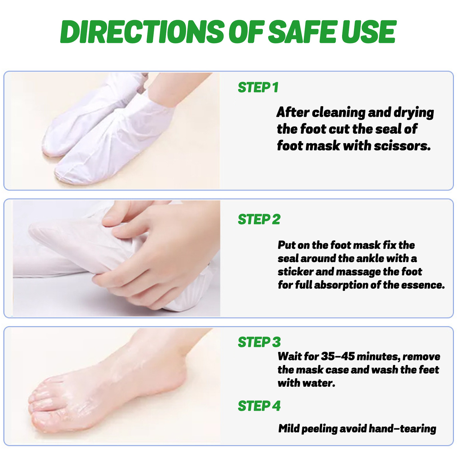 Masque pour les pieds à l'aloe - Foot Mask Peeling avis et prix